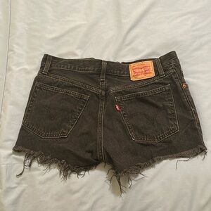 Levi 501 denim shorts.